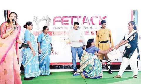 தற்காப்பு பயிற்சி!