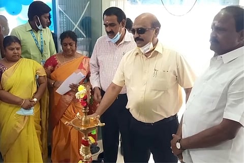 ஆவின் பால் பண்ணையில் ரூ. 75 லட்சத்தில் புதிய கட்டடங்கள் தொடக்கி வைப்பு