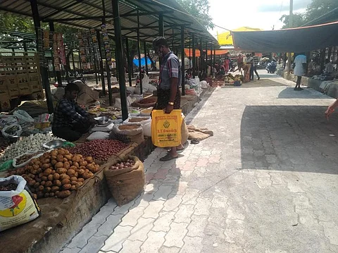 போச்சம்பள்ளி வாரச் சந்தை.