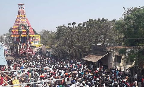 திருப்போரூர் கந்தசாமி கோயிலில் தேரோட்டத் திருவிழா