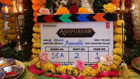 பிரபாஸ் நடிக்கும் ஆதிபுருஷ்: முதல் நாள் படப்பிடிப்பில் தீ விபத்து!