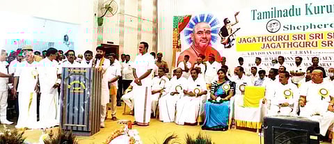 மாநாட்டில் பேசிய பாஜக தேசிய பொதுச் செயலாளா் சி.டி.ரவி.