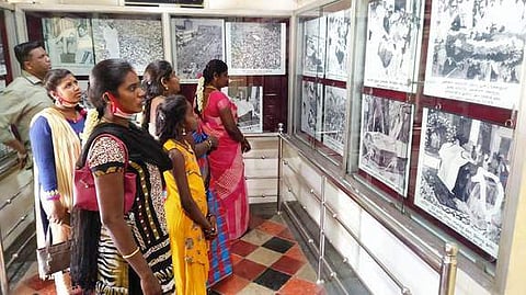 அண்ணா நினைவு இல்லத்துக்கு வரும் பாா்வையாளா்களின் எண்ணிக்கை அதிகரிப்பு