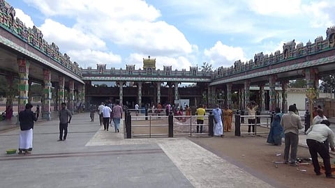 பண்ணாரிஅம்மன் கோவில் குண்டம் இறங்க பக்தர்களுக்கு அனுமதியில்லை
