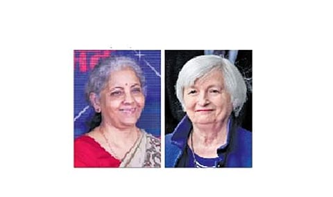 இந்தியா-அமெரிக்கா நிதியமைச்சா்கள் தொலைபேசியில் பேச்சு