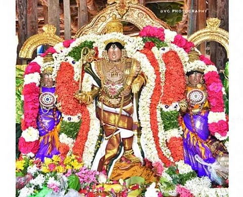 மன்னார்குடி கோயிலில் பங்குனித் தேரோட்டம்