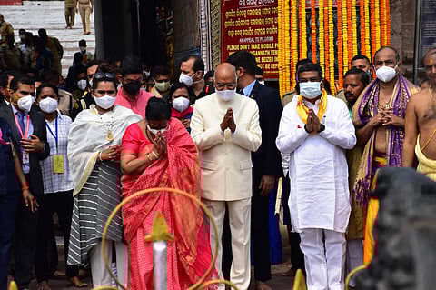 புரி ஜெகந்நாதர் கோயிலில் குடியரசுத் தலைவர் ராம்நாத் கோவிந்த் தரிசனம்