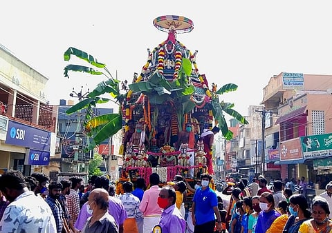 ஸ்ரீபெரும்புதூா் ஸ்ரீபூதபுரீஸ்வரா் கோயில் தோ் திருவிழா