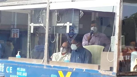 நீடாமங்கலம் ரயில் நிலையத்திற்கு வருகை தந்ந தென்னக ரயில்வே பாதுகாப்பு ஆணையர் ஏ.கே.ராய்.