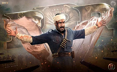 ஆர்ஆர்ஆர் படத்தில் அஜய் தேவ்கன் கதாபாத்திரத்துக்கான விடியோ வெளியீடு