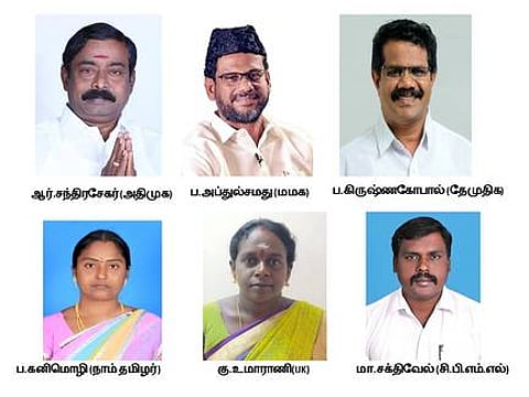 மணப்பாறையில் மகுடம் சூட்டப்போவது யாா்?