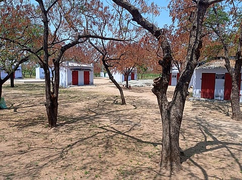 மூடப்பட்ட பட்டாசு ஆலை.