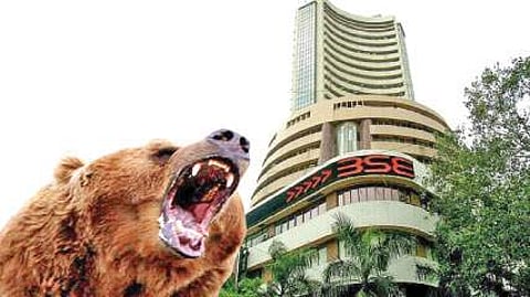 ‘கரடி’ ஆட்டம்: மேலும் 471 புள்ளிகளை இழந்தது சென்செக்ஸ்!