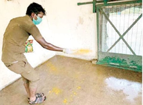 விலங்குகளைத் தொற்று பாதிக்காத வகையில் பாதுகாப்பு ஏற்பாடுகள்