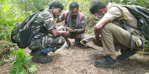 கணக்கெடுக்கும் பணியில் ஈடுபட்டுள்ள ஊழியா்கள். (கோப்புப் படம்).