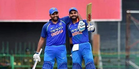 ஐசிசி தரவரிசை: 2-வது, 3-வது இடத்தில் கோலி, ரோஹித்