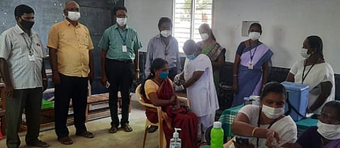 வீரவநல்லூரில் கரோனா தடுப்பூசி முகாம்
