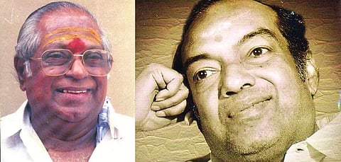 கண்ணதாசன் - எம்.எஸ்.வி. பிறந்த நாள்: கவிஞரைக் காப்பாற்ற அமெரிக்காவுக்கு கேசட் அனுப்பிய எம்.எஸ்.வி.