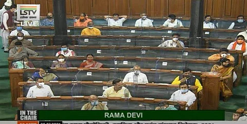 மக்களவை நாளைவரை ஒத்திவைப்பு