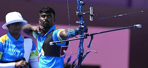 ஒலிம்பிக்ஸ் வில்வித்தை: உலகின் நெ.1 வீரரிடம் தோல்வியடைந்த இந்திய வீரர்