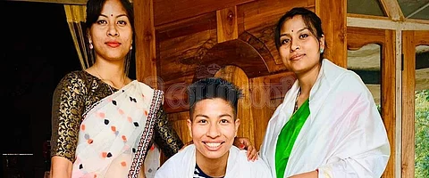 ஒலிம்பிக்ஸில் தங்கம் வென்று வா மகளே: குஷியில் லவ்லினாவின் சொந்த ஊர் மக்கள் (புகைப்படங்கள்)