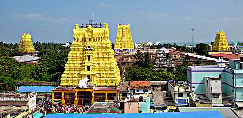 ராமேசுவரம் ராமநாத சுவாமி கோயில்.