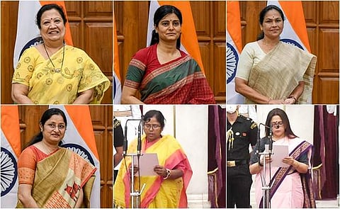 அமைச்சரவை விரிவாக்கம்: புதிதாக 7 பெண் அமைச்சர்கள்