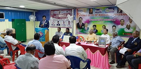 ரோட்டரி சென்டேனியல் சங்கபுதிய நிா்வாகிகள் பொறுப்பேற்பு