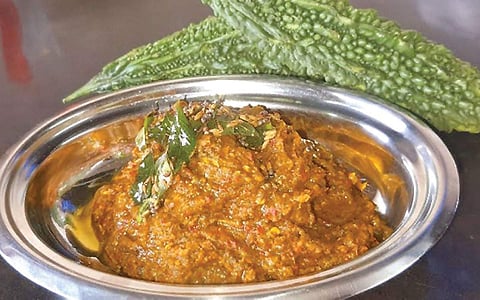 பாகற்காய் துவையல்