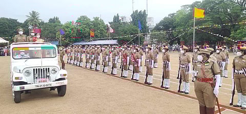 காஞ்சிபுரத்தில் சுதந்திர தின கொண்டாட்டம்