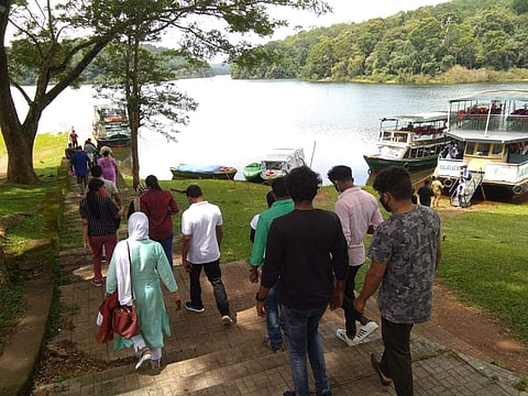 ஓணம் பண்டிகை எதிரொலி: தேக்கடிக்கு சுற்றுலாப் பயணிகள் வருகை அதிகரிப்பு