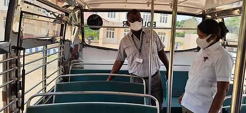 கோவில்பட்டியில் பள்ளி வாகனங்கள் ஆய்வு