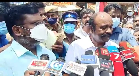 அமைச்சர் கே.ஆர். பெரியகருப்பன் பேட்டி