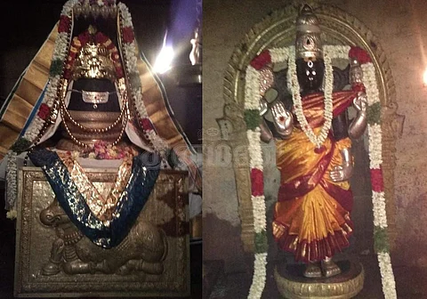 திருப்புறம்பியம் கரும்படு சொல்லியம்மை உடனாய சாட்சிநாதசுவாமி.