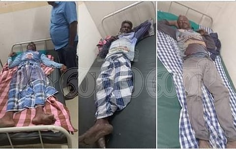 தாக்கப்பட்ட மீனவர்கள்.