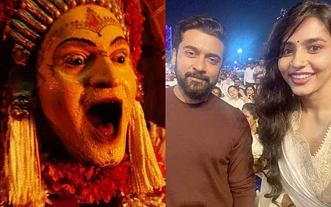 சூர்யாவுடன் காந்தாரா நடிகை - வைரலாகும் புகைப்படம்