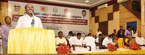 சென்னை அருகே ரூ.300 கோடியில் புற்று நோய் சிகிச்சை மையம்: அடுத்த ஆண்டு பயன்பாட்டுக்கு வரும் -அமைச்சர்