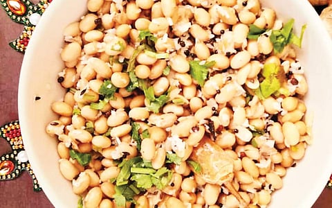 சோயா பீன்ஸ் சுண்டல்