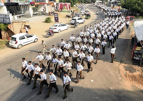 ஜெய்ப்பூரில் ஆர்எஸ்எஸ் பேரணி