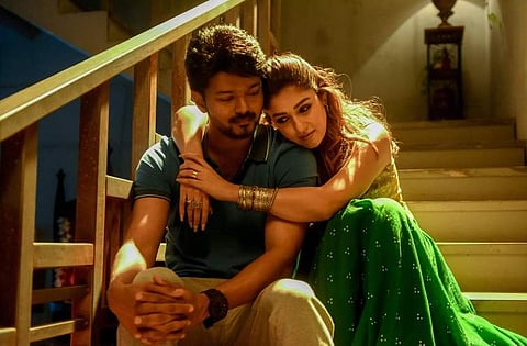 பிகில் திரைப்படத்தில் நயன்தாரா - விஜய்