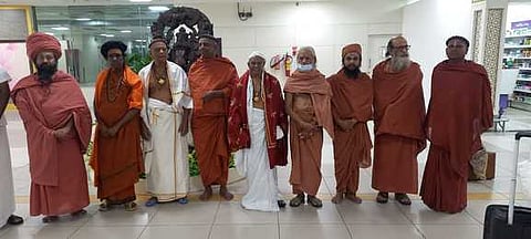 சென்னையில் இருந்து புறப்பட்டுச் சென்ற ஆதீனங்கள்.