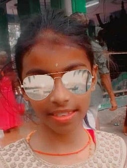 உயிரிழந்த அமிா்தஸ்ரீ.