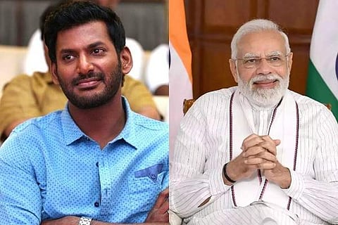 ’ரொம்ப சந்தோசம்..’ நடிகர் விஷாலுக்கு பதிலளித்த பிரதமர் மோடி!
