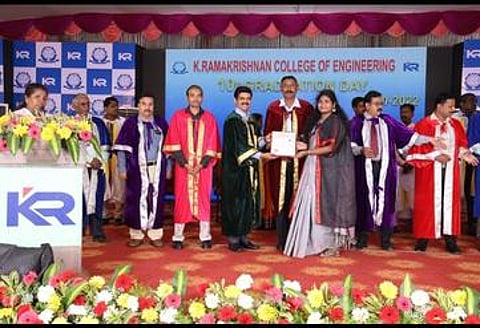 சமயபுரம் கே. ராமகிருஷ்ணன் கல்லூரியில் பட்டமளிப்பு விழா