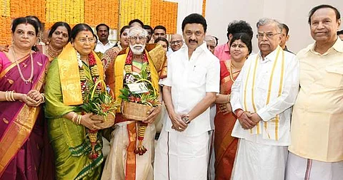 மணிப்பூா் மாநில ஆளுநா் இல.கணேசன் சகோதரரின் 80-ஆவது பிறந்த நாள் விழா: முதல்வா், ரஜினி வாழ்த்து