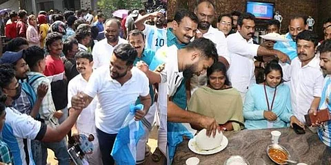 பிரியாணி வாங்க குவிந்த வாடிக்கையாளர்கள்