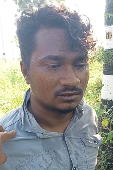 தங்கச் சங்கிலியை பறித்துச் சென்ற அழகுராஜா.