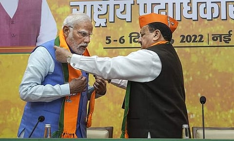 தில்லியில் பாஜக நிர்வாகிகள் கூட்டத்தை தொடக்கிவைத்தார் மோடி!