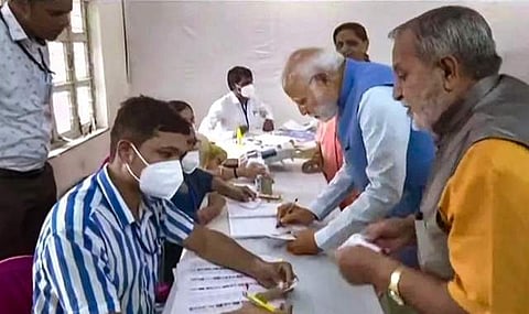 குஜராத்தில் மீண்டும் ஆட்சியமைக்கிறது பாஜக: கருத்துக் கணிப்புகள்