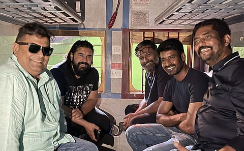 இயக்குநர் ராம் - நிவின் பாலியின் படப்பிடிப்பில் மிஷ்கின்: வைரலாகும் புகைப்படங்கள்